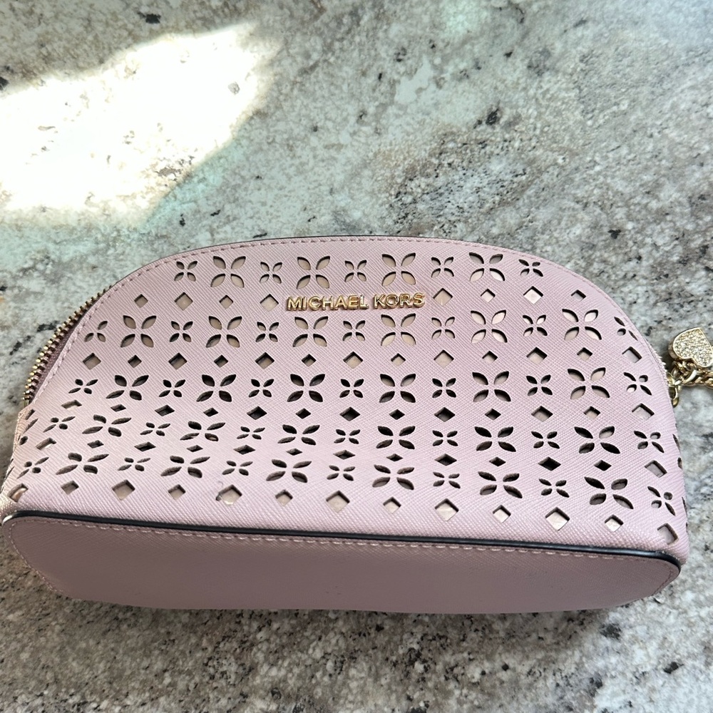 Michael Kors Blush Laser Cut Clutch